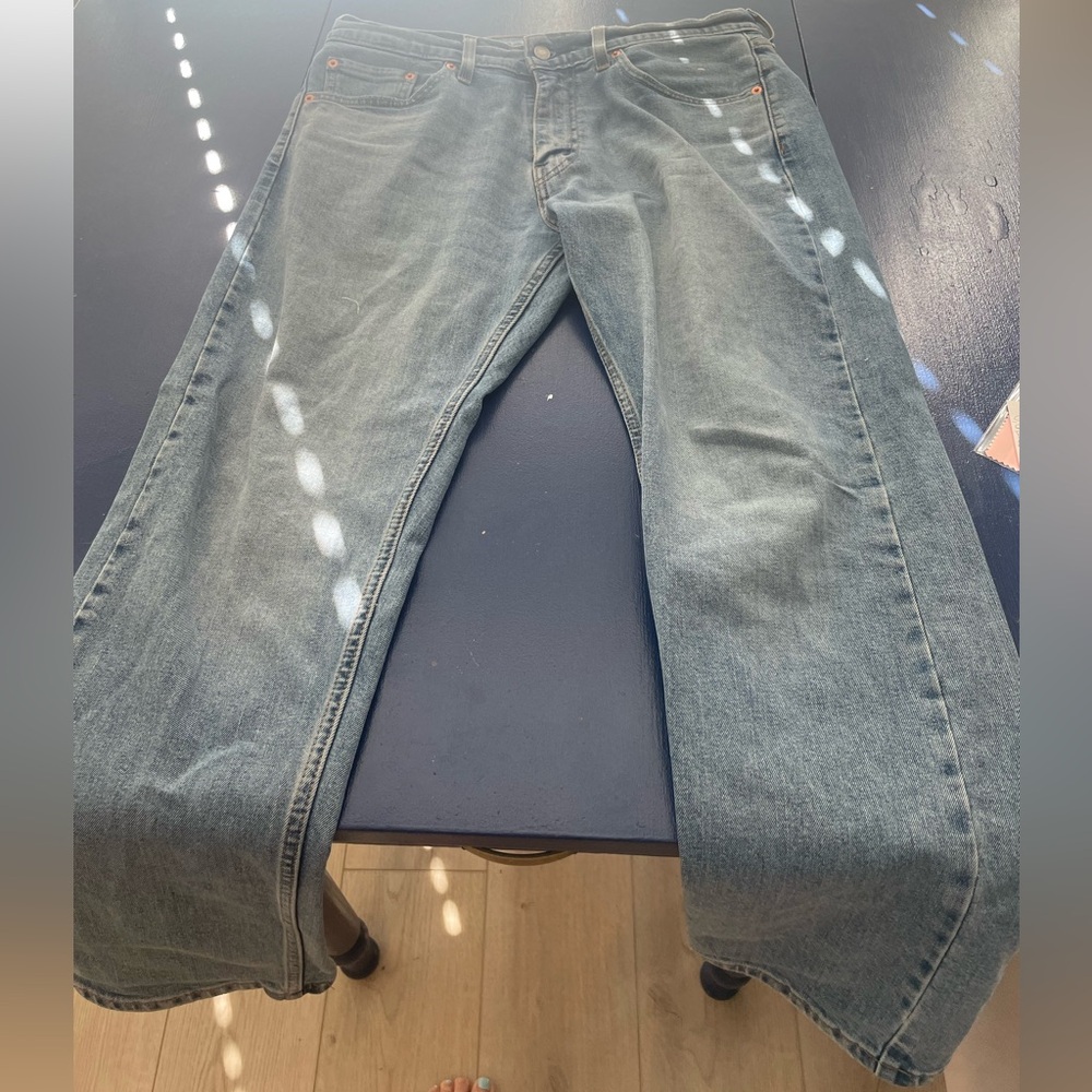 Levi's Men's Straight Jeans in Light Blue
